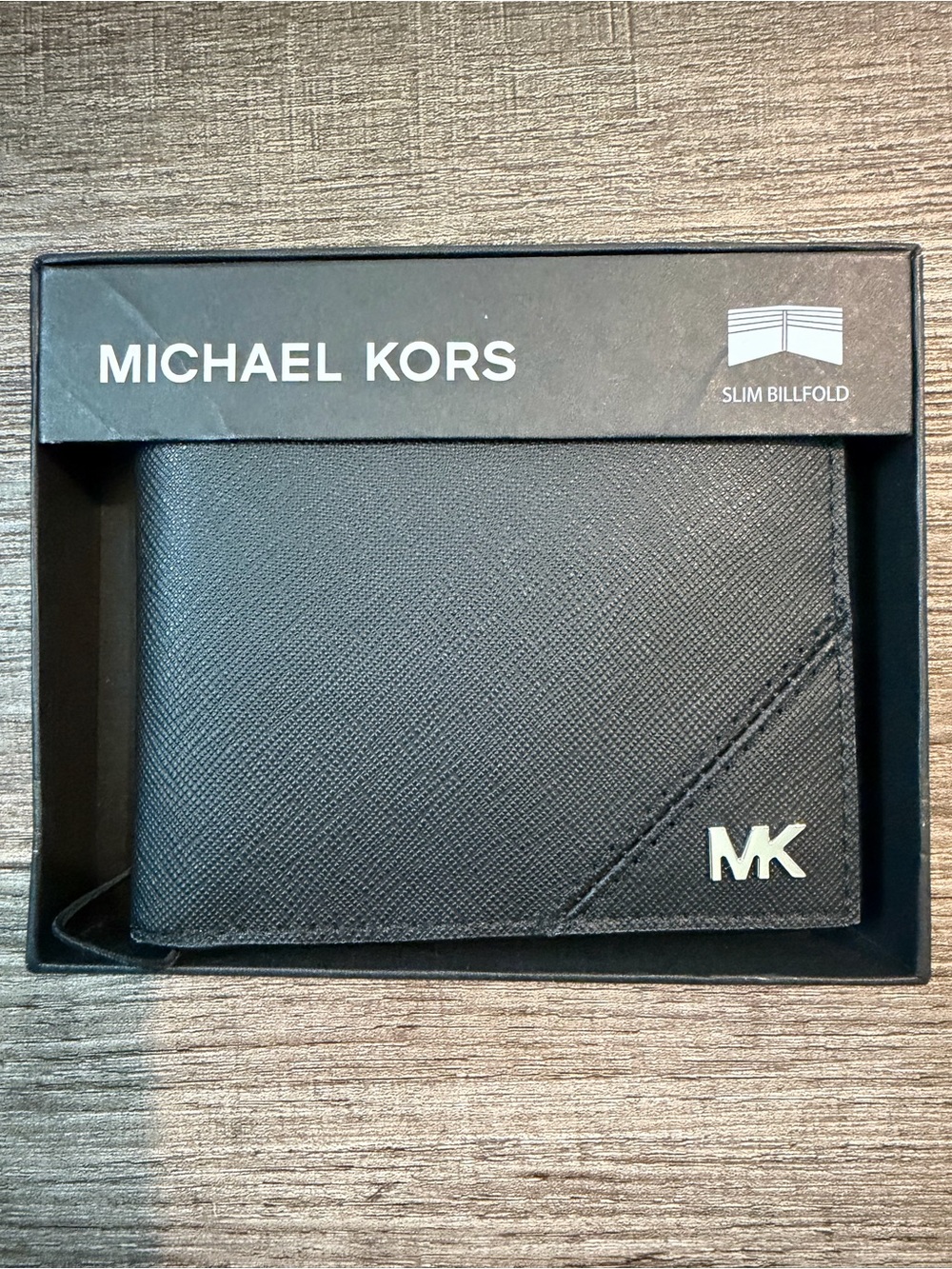 Michael Kors Black Slim Billfold Wallet
